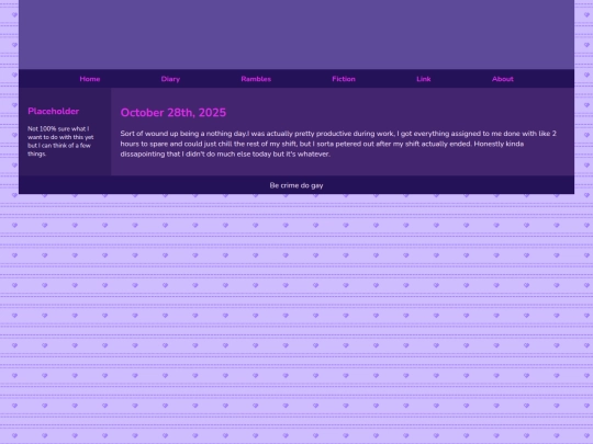 Diary/October 2025/October_28th_2025 screenshot