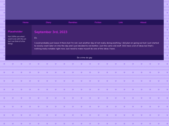 Diary/September 2023/September_3rd_2023 screenshot