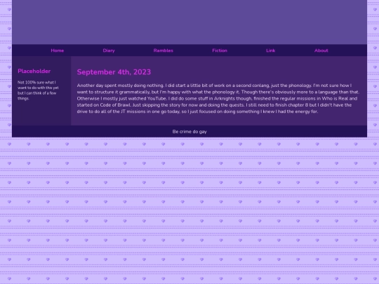Diary/September 2023/September_4th_2023 screenshot