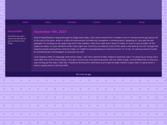 Diary/September 2023/September_5th_2023 screenshot