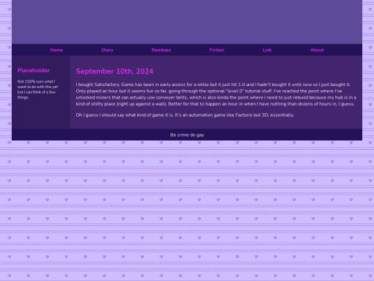 Diary/September 2024/September_10th_2024 screenshot