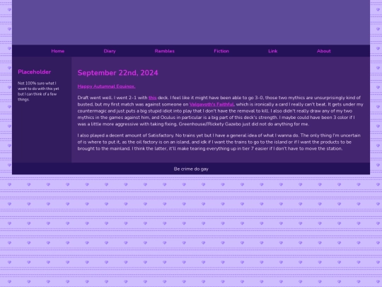 Diary/September 2024/September_22nd_2024 screenshot