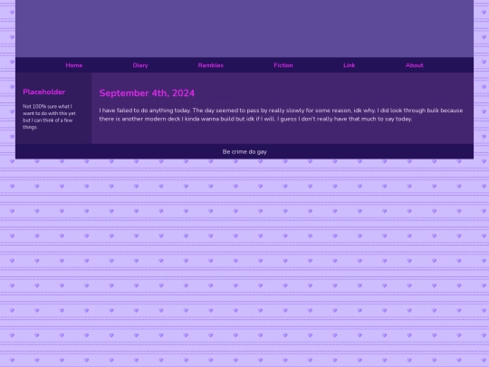 Diary/September 2024/September_4th_2024 screenshot