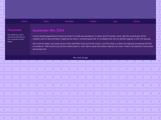 Diary/September 2024/September_8th_2024 screenshot