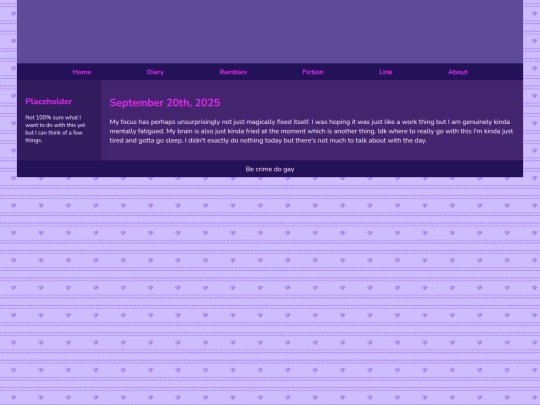 Diary/September 2025/September_20th_2025 screenshot