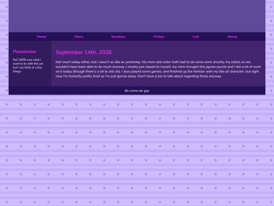 Diary/September 2026/September_14th_2026 screenshot