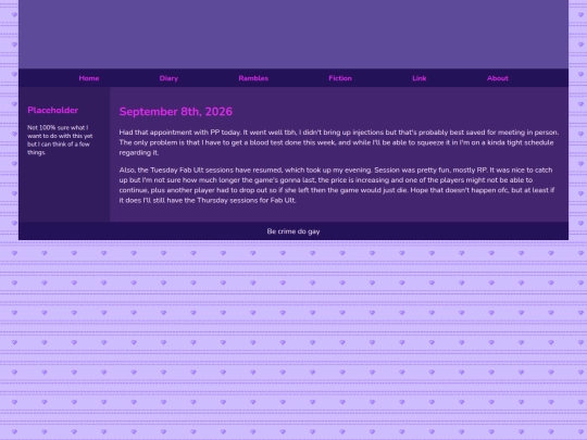 Diary/September 2026/September_8th_2026 screenshot