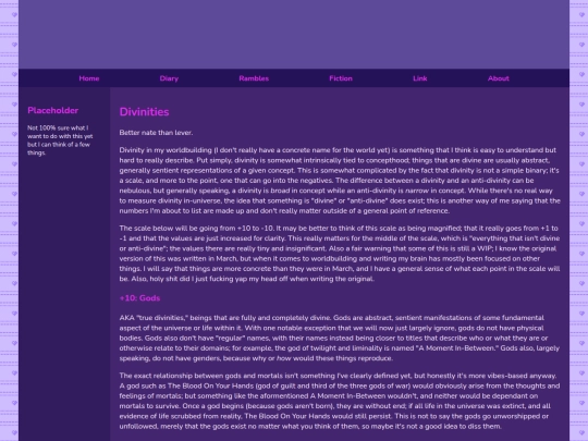 Fiction/Divinities screenshot