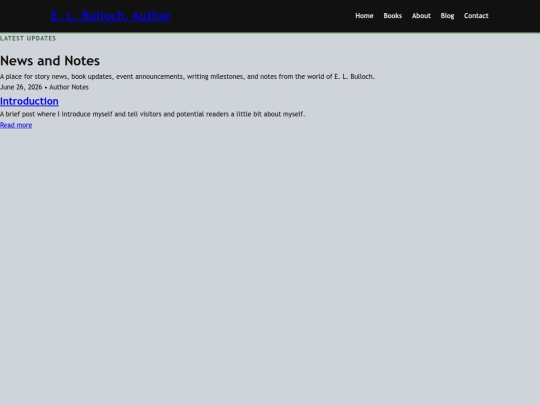 blog screenshot