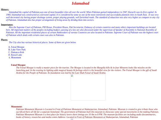 Islamabad screenshot