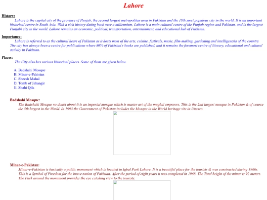 lahore screenshot