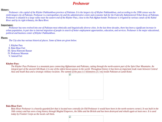 peshawar screenshot