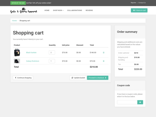 basket screenshot