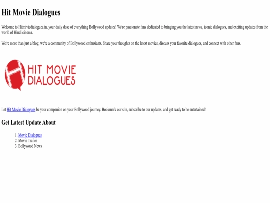 index screenshot