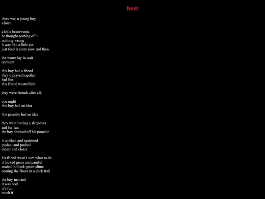 HOST screenshot