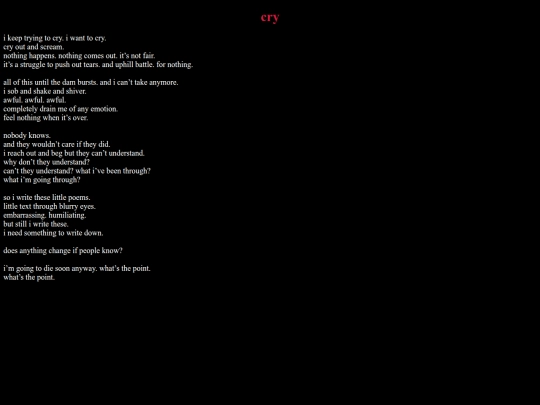 cry screenshot