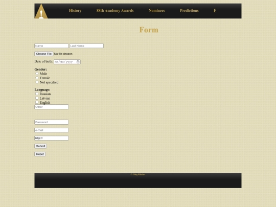 form screenshot