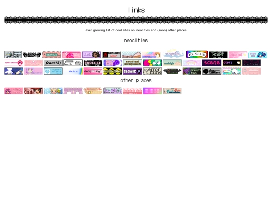 links screenshot