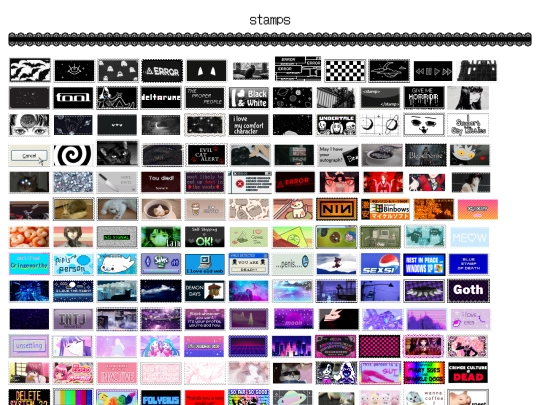 stamps screenshot