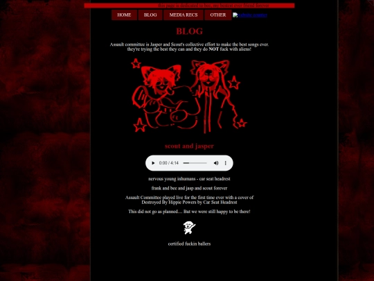 blog screenshot