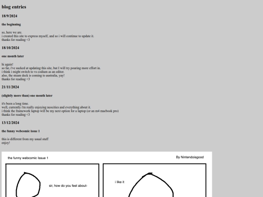 blog screenshot