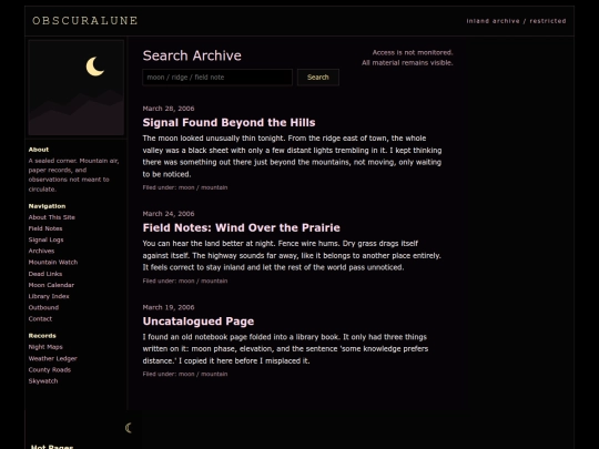 index screenshot