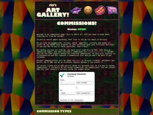 artgallery/commissions screenshot