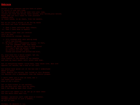 poetriesfile/embrace screenshot