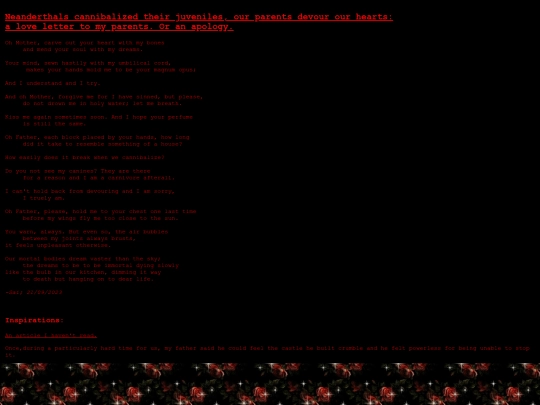 poetriesfile/neanderthals screenshot