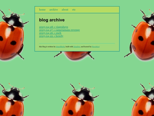 archive screenshot