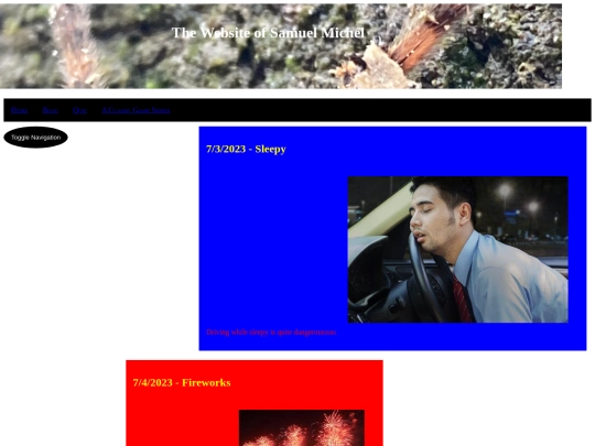 blog screenshot