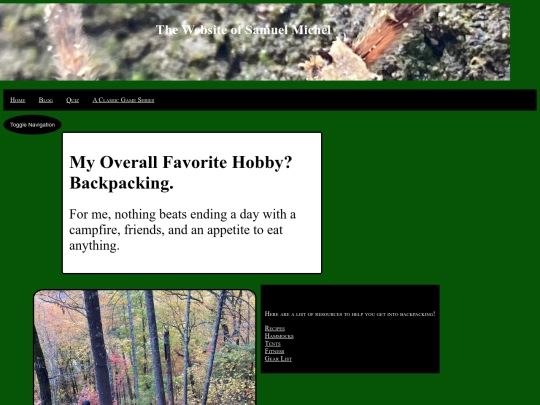 hobbies screenshot