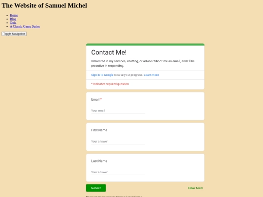 myform screenshot