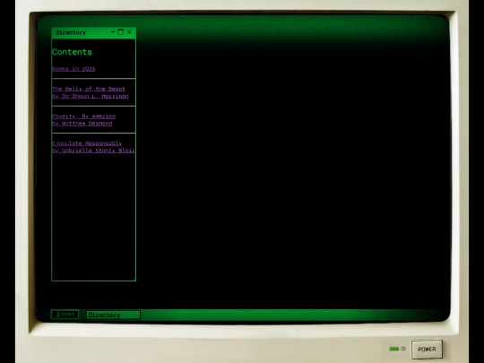 info/books screenshot