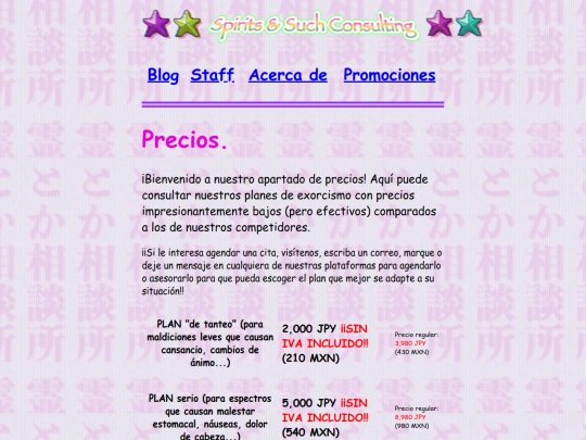 precios screenshot