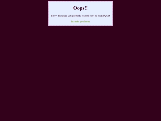 not_found screenshot