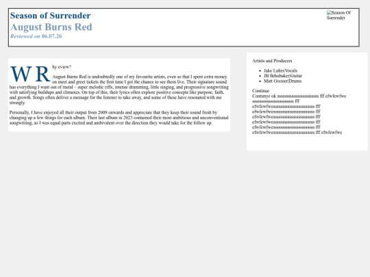 MusicReviews/M1R1 screenshot