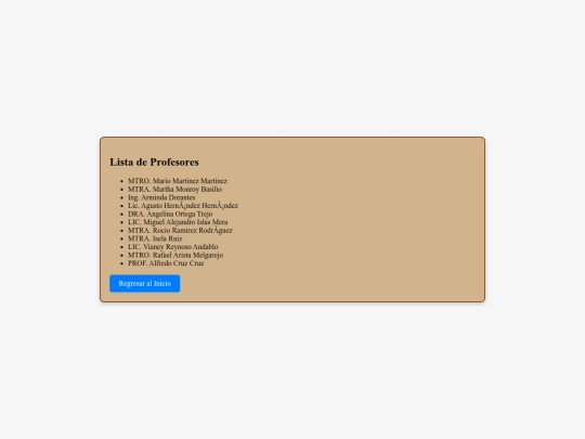 kk/Lista de profesores screenshot