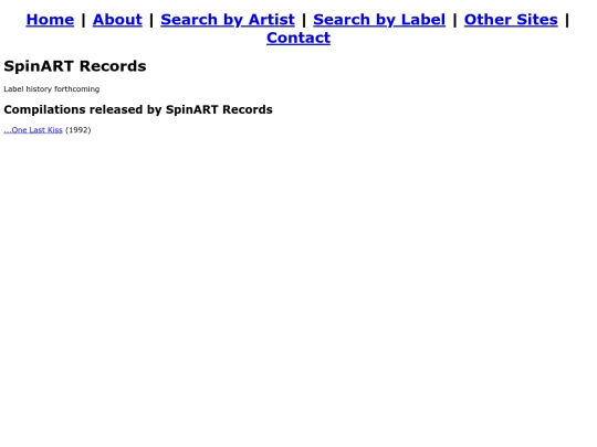 labels/spinart screenshot