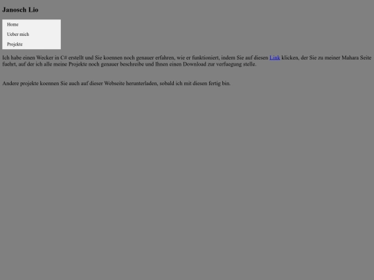 Projekte screenshot