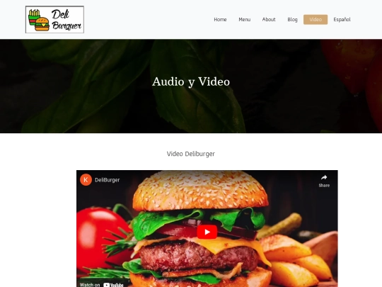 DeliBurger/contact screenshot