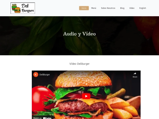 DeliBurger/contacto screenshot