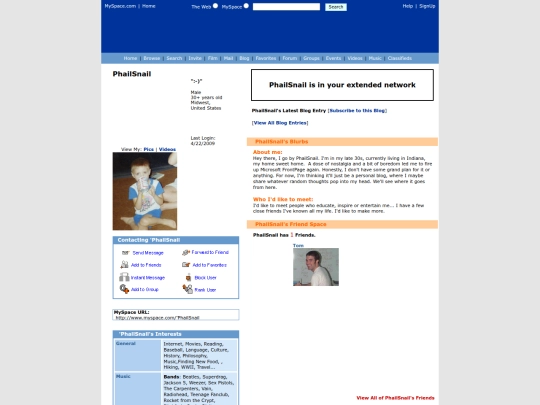 AboutMe screenshot