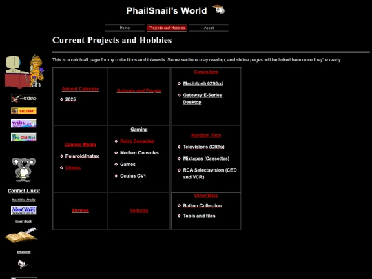Projects screenshot