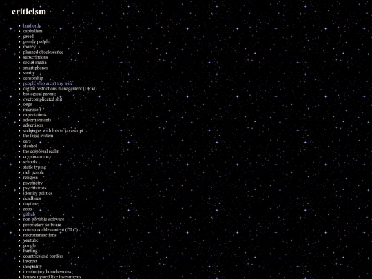 criticism screenshot