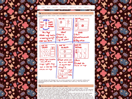 blog screenshot