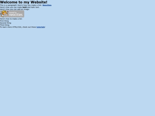 links screenshot