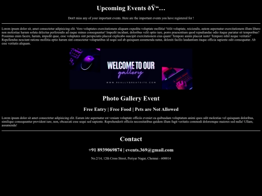 Events/event screenshot