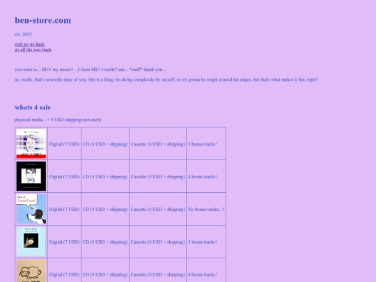 tunes/shop screenshot