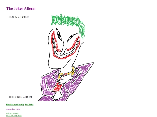 tunes/thejokeralbum screenshot